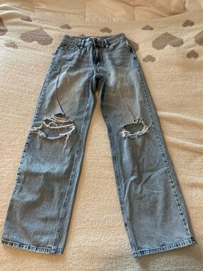 YMI Light Blue Wide Leg Jeans